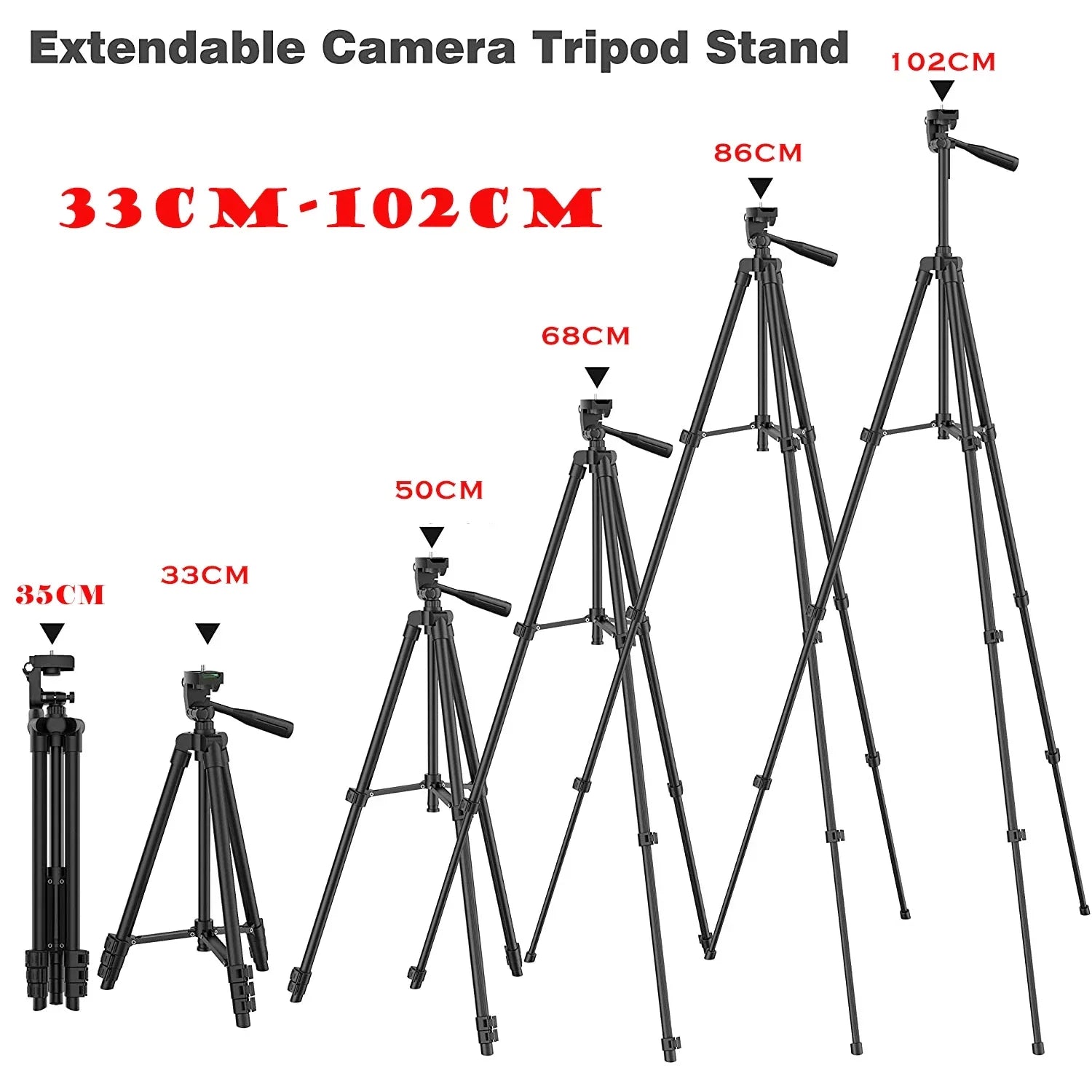 3120 Tripod for Phone Lightweight Camera Tripods Stand with Bluetooth Selfie Remote Phone Holder for Youtube Video Photography