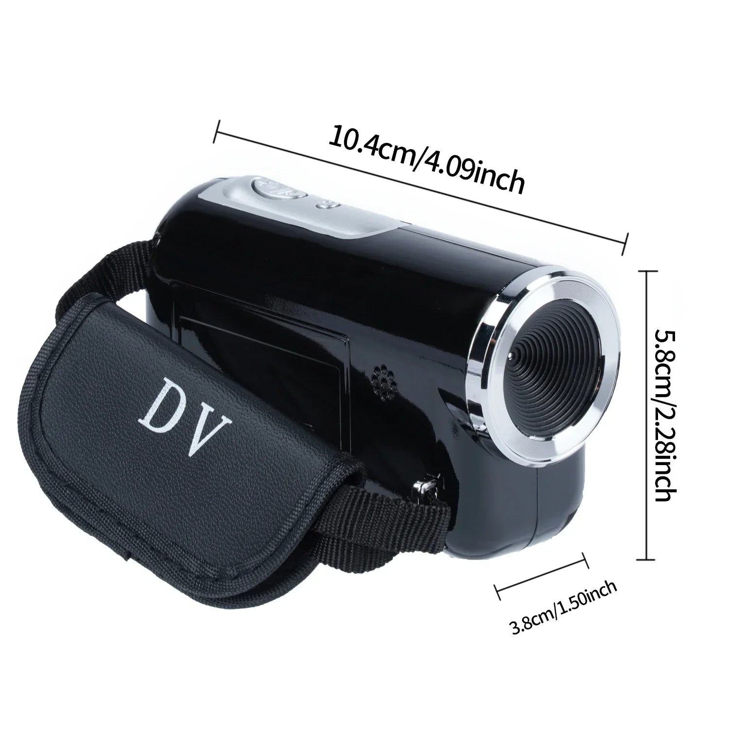 Desiontal Portable 1080P High Definition Digital Video Camera DV Camcorder 16MP 2Inch LCD Screen 16X Digital Zoom