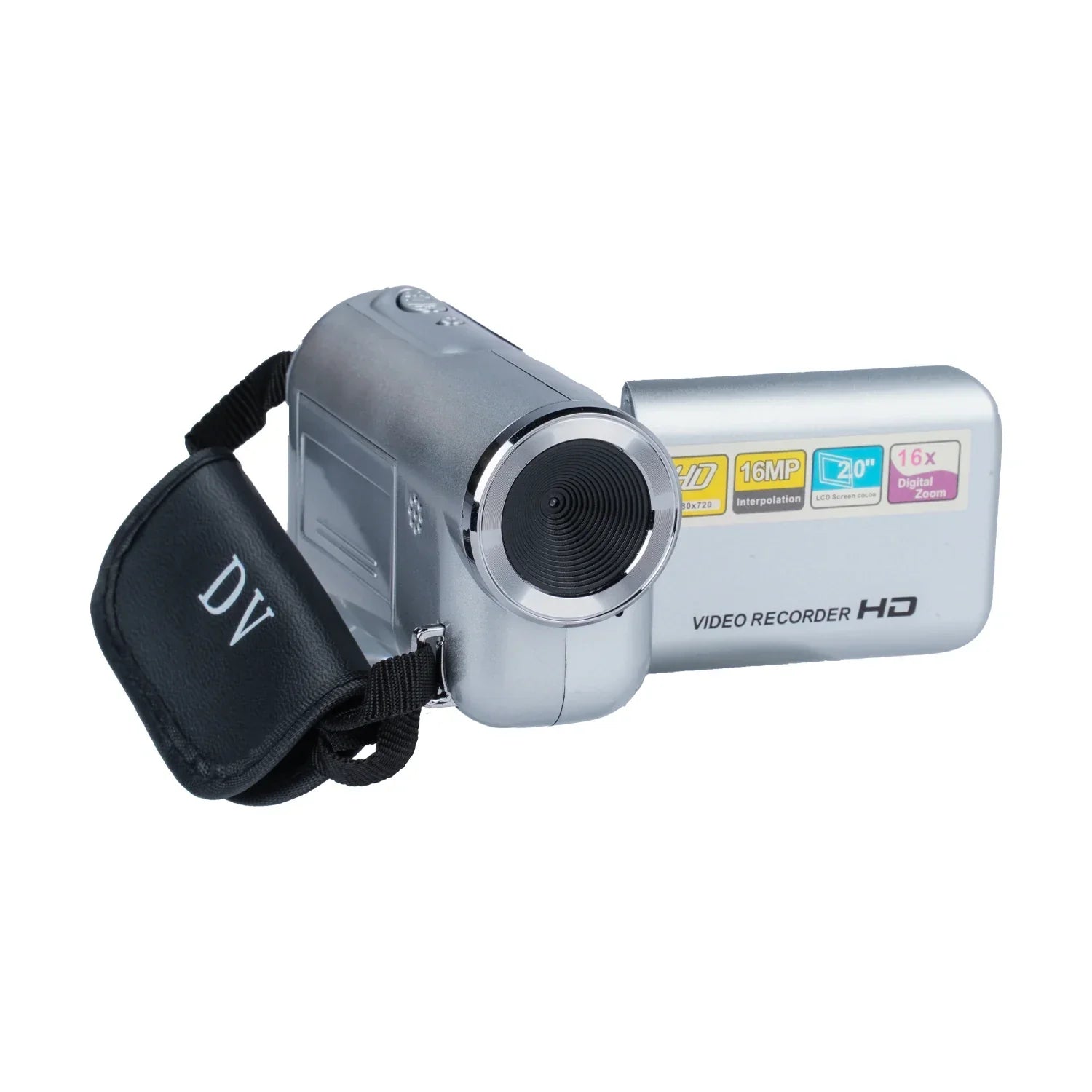 Desiontal Portable 1080P High Definition Digital Video Camera DV Camcorder 16MP 2Inch LCD Screen 16X Digital Zoom