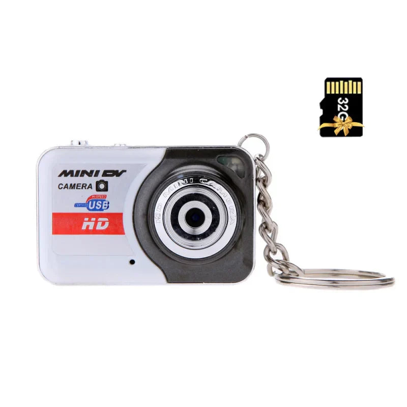 Andoer X6 Portable Ultra Mini High Denifition Digital Camera Mini DV with 32 GB Memory Card Mini Digital Camera 1280*1024