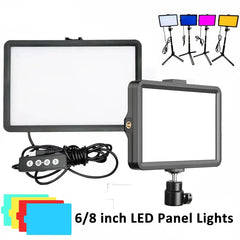 New 8 Inch Photography Selfie Dimmable Video Fill Light Video Led Light for Photo Studio Live Stream Fill Lamp No Tripod Stand