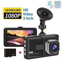 1080P Car Dash Camera 3 Inch Driving Video Car Auto DVR Loop Recorder for Front and Rear Night Vision G-Sensor Car Accessories