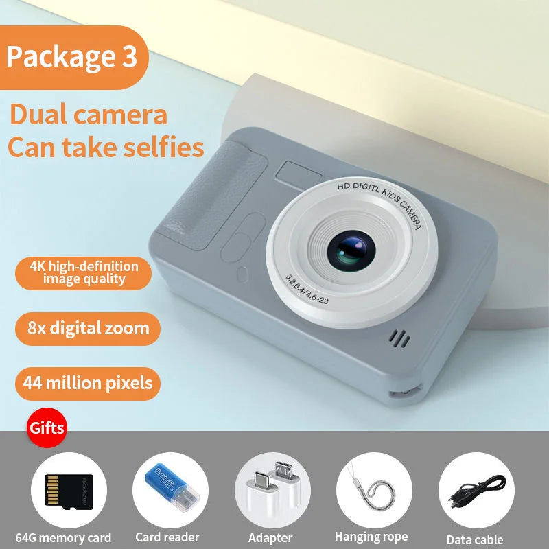 4K Digital Camera 44 Megapixels High-Definition Photography Travel Selfie Camera Entry-Level Small Students Campus Selfie camera