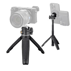 Mini Tripod for Camera 1/4" Screw Universal for Sony/Canon/Nikon/Fujifilm Vlog Camera Extendable Handheld Portable Vlogging Moun