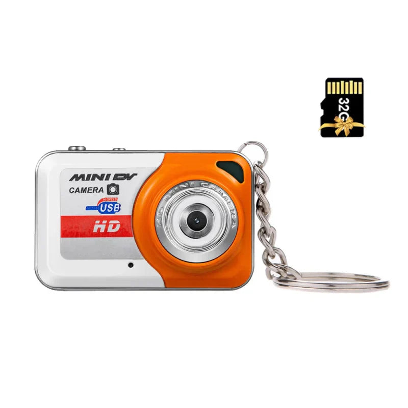 Andoer X6 Portable Ultra Mini High Denifition Digital Camera Mini DV with 32 GB Memory Card Mini Digital Camera 1280*1024